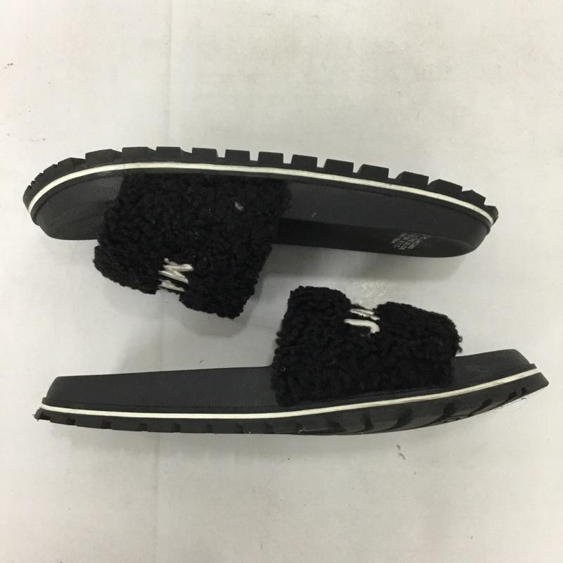 マークジェイコブス MARCJACOBS サンダル サンダル M9002400 箱有 ロゴ、文字 黒 / ブラック /  レディース USED 古着 中古 10138031