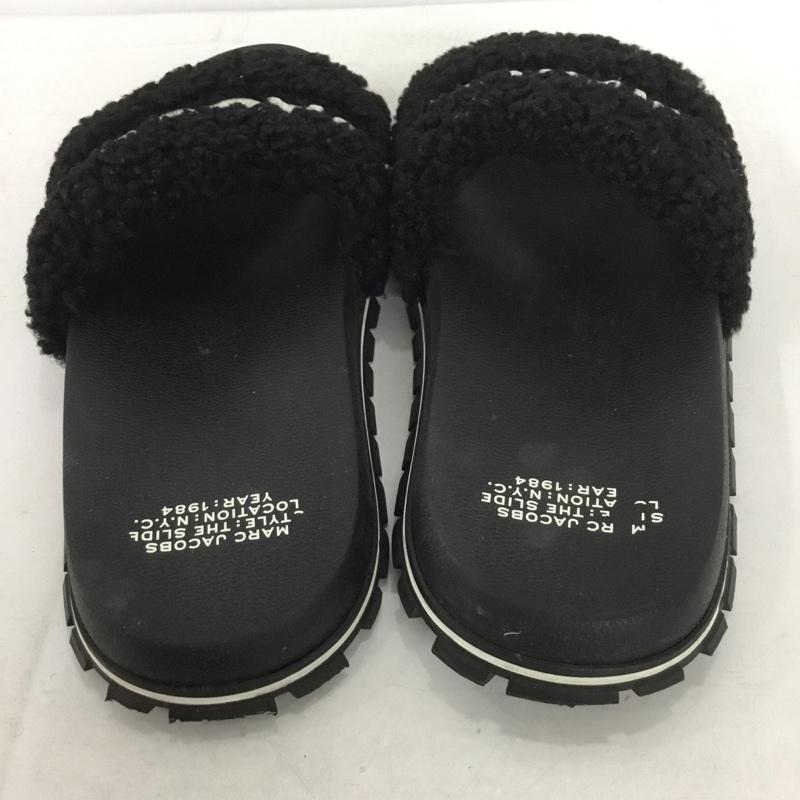 マークジェイコブス MARCJACOBS サンダル サンダル M9002400 箱有 ロゴ、文字 黒 / ブラック /  レディース USED 古着 中古 10138031