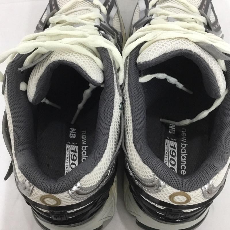 ニューバランス New Balance スニーカー スニーカー M1906AD 28cm 28.0cm ロゴ、文字 白 / ホワイト / X 灰 / グレー / X 銀 / シルバー /  メンズ USED 古着 中古 10138034