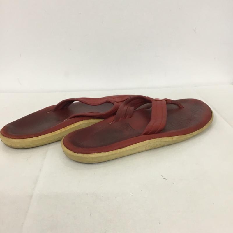 アイランドスリッパ ISLAND SLIPPER サンダル サンダル トングサンダル 無地 赤 / レッド /  メンズ USED 古着 中古 10138037