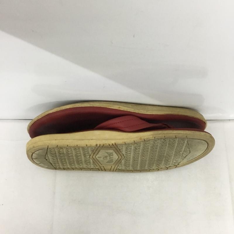 アイランドスリッパ ISLAND SLIPPER サンダル サンダル トングサンダル 無地 赤 / レッド /  メンズ USED 古着 中古 10138037