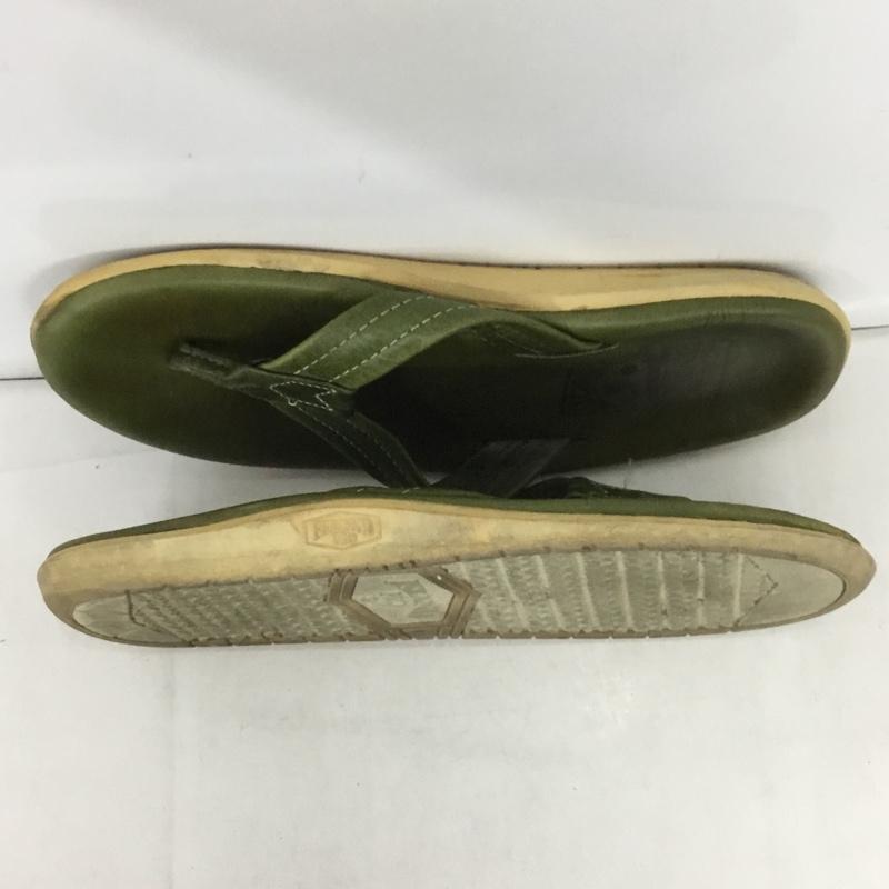 アイランドスリッパ ISLAND SLIPPER サンダル サンダル トングサンダル 無地 緑 / グリーン /  メンズ USED 古着 中古 10138039