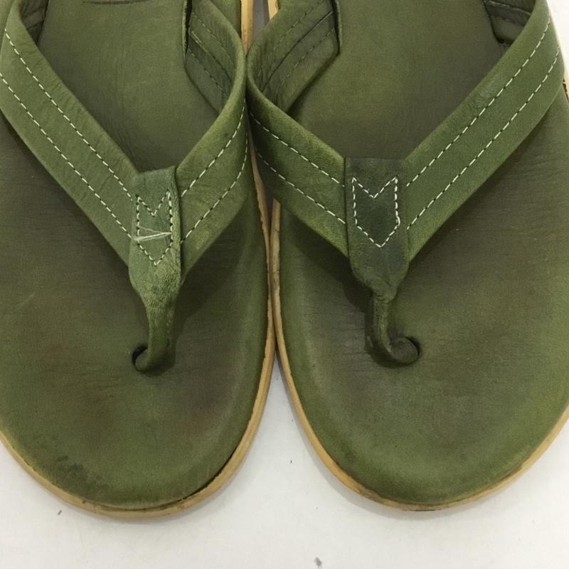 アイランドスリッパ ISLAND SLIPPER サンダル サンダル トングサンダル 無地 緑 / グリーン /  メンズ USED 古着 中古 10138039