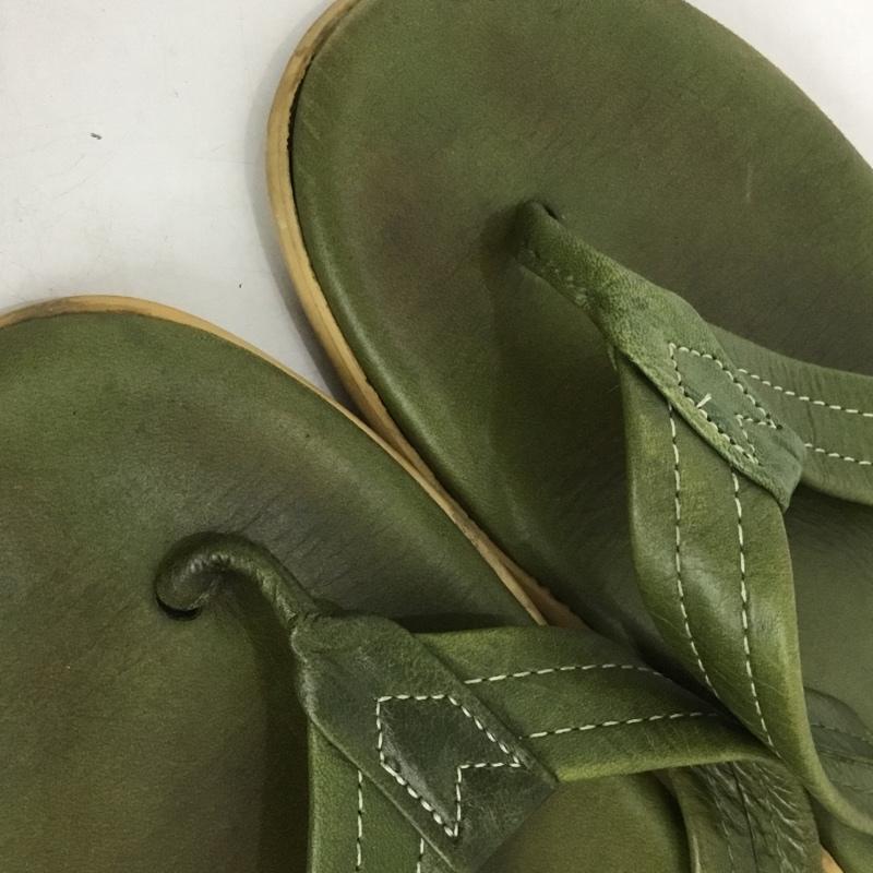 アイランドスリッパ ISLAND SLIPPER サンダル サンダル トングサンダル 無地 緑 / グリーン /  メンズ USED 古着 中古 10138039