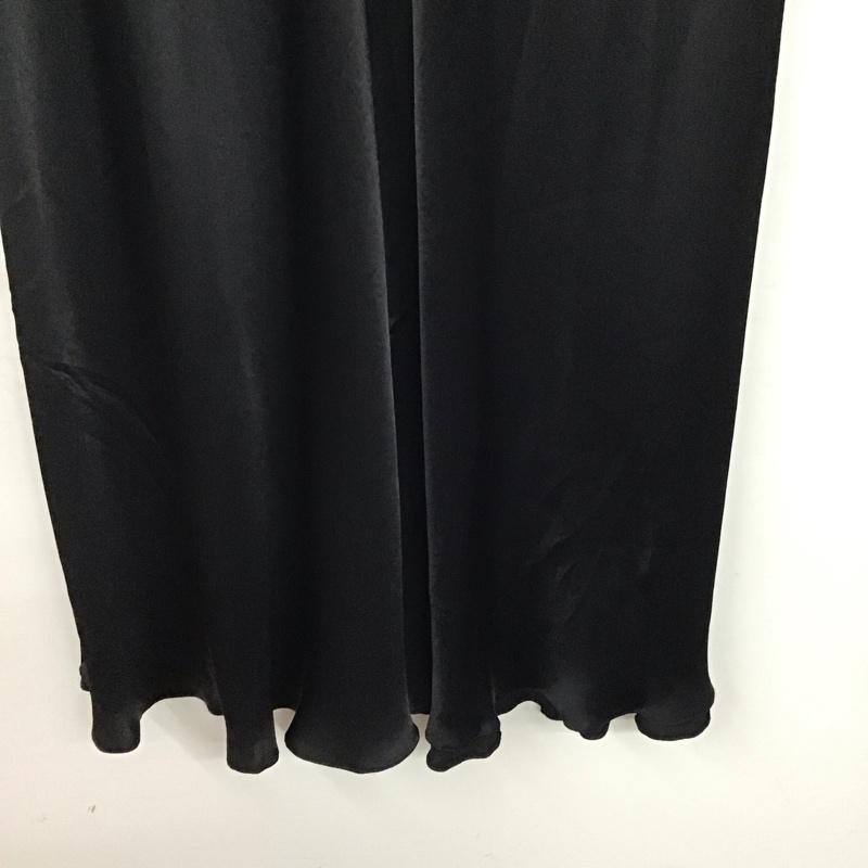 ザラ ZARA スカート ロングスカート M 無地 黒 / ブラック /  レディース USED 古着 中古 10138065