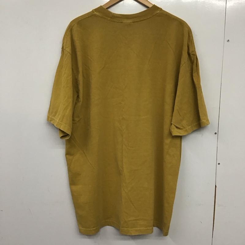 シャカウエア Shaka wear Tシャツ 半袖 半袖カットソー 無地Tシャツ クルーネックカットソー XL 無地 黄 / イエロー /  メンズ USED 古着 中古 10138100