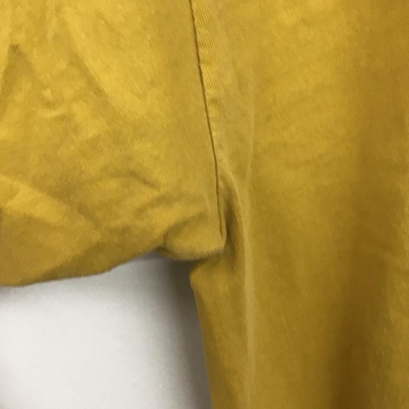 シャカウエア Shaka wear Tシャツ 半袖 半袖カットソー 無地Tシャツ クルーネックカットソー XL 無地 黄 / イエロー /  メンズ USED 古着 中古 10138100