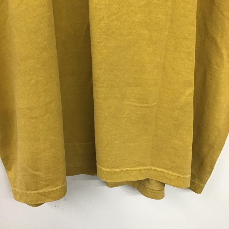 シャカウエア Shaka wear Tシャツ 半袖 半袖カットソー 無地Tシャツ クルーネックカットソー XL 無地 黄 / イエロー /  メンズ USED 古着 中古 10138100