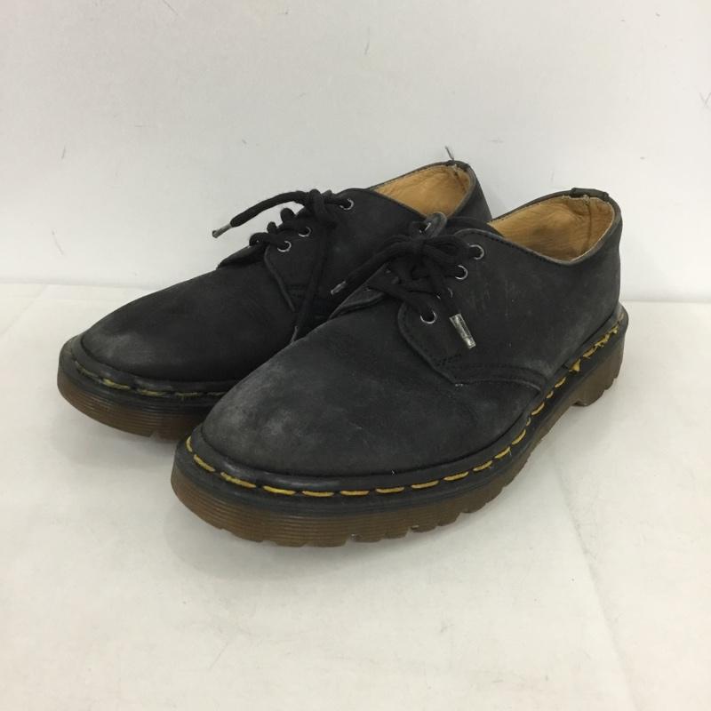 ドクターマーチン Dr.Martens 革靴 革靴 DM26589 4ホール イングランド製 英国製 無地 黒 / ブラック /  レディース USED 古着 中古 10138102