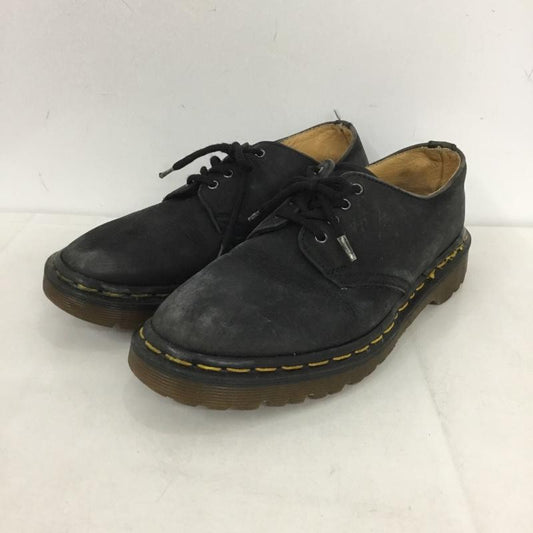 ドクターマーチン Dr.Martens 革靴 革靴 DM26589 4ホール イングランド製 英国製 無地 黒 / ブラック /  レディース USED 古着 中古 10138102
