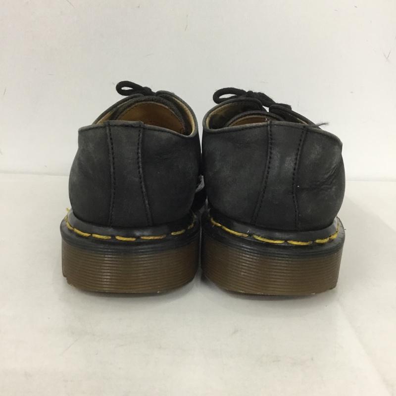 ドクターマーチン Dr.Martens 革靴 革靴 DM26589 4ホール イングランド製 英国製 無地 黒 / ブラック /  レディース USED 古着 中古 10138102