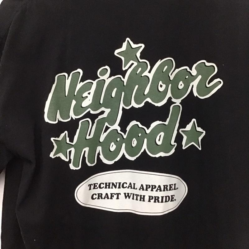 ネイバーフッド NEIGHBORHOOD Tシャツ 半袖 半袖カットソー 無地Tシャツ クルーネックカットソー M ロゴ、文字 黒 / ブラック /  メンズ USED 古着 中古 10138135