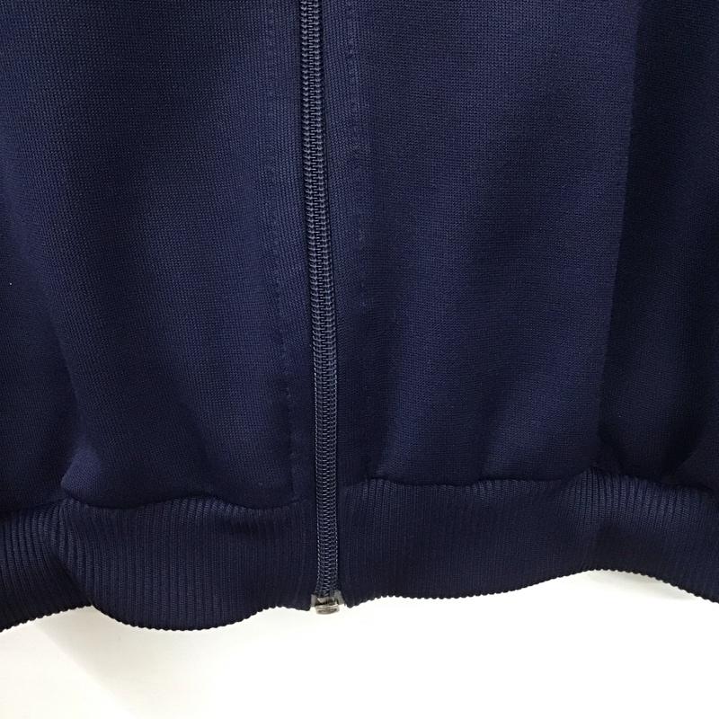 アディダス adidas ジャケット、上着 ジャケット、ブレザー ジップアップジャケット アウター 古着 ジャージ M ロゴ、文字 青 / ブルー /  メンズ USED 古着 中古 10138143