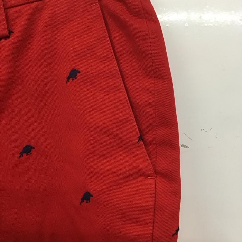 ポールスミス Paul Smith パンツ ショートパンツ ハーフパンツ ショートパンツ カジュアルパンツ M ロゴ、文字 赤 / レッド /  メンズ USED 古着 中古 10138171