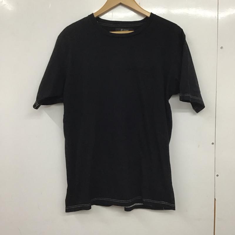 ジョンブル Johnbull Tシャツ 半袖 半袖カットソー プリントTシャツ クルーネックカットソー M ロゴ、文字 黒 / ブラック /  メンズ USED 古着 中古 10138204