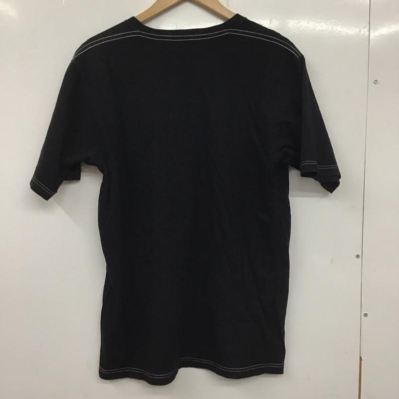 ジョンブル Johnbull Tシャツ 半袖 半袖カットソー プリントTシャツ クルーネックカットソー M ロゴ、文字 黒 / ブラック /  メンズ USED 古着 中古 10138204