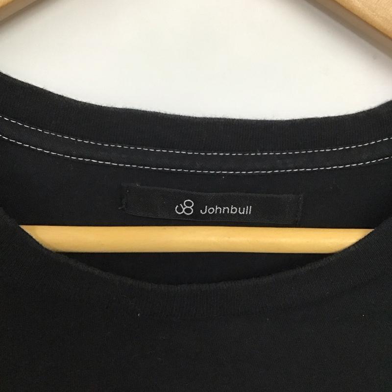 ジョンブル Johnbull Tシャツ 半袖 半袖カットソー プリントTシャツ クルーネックカットソー M ロゴ、文字 黒 / ブラック /  メンズ USED 古着 中古 10138204