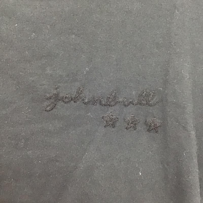 ジョンブル Johnbull Tシャツ 半袖 半袖カットソー プリントTシャツ クルーネックカットソー M ロゴ、文字 黒 / ブラック /  メンズ USED 古着 中古 10138204