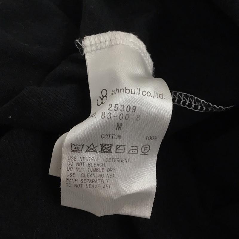 ジョンブル Johnbull Tシャツ 半袖 半袖カットソー プリントTシャツ クルーネックカットソー M ロゴ、文字 黒 / ブラック /  メンズ USED 古着 中古 10138204