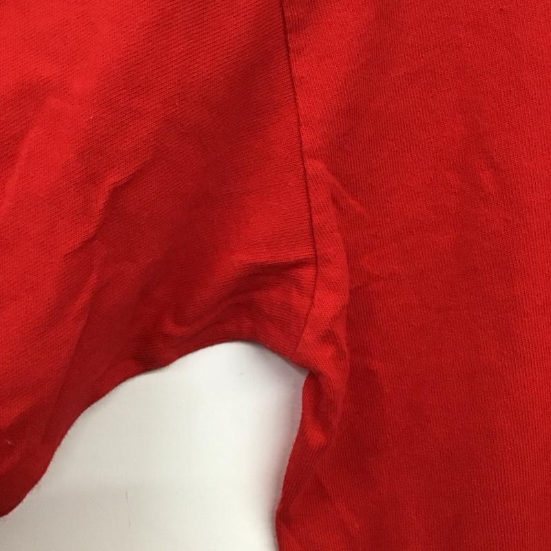 コンバース CONVERSE Tシャツ 半袖 半袖カットソー プリントTシャツ クルーネックカットソー L ロゴ、文字 赤 / レッド /  メンズ USED 古着 中古 10138221
