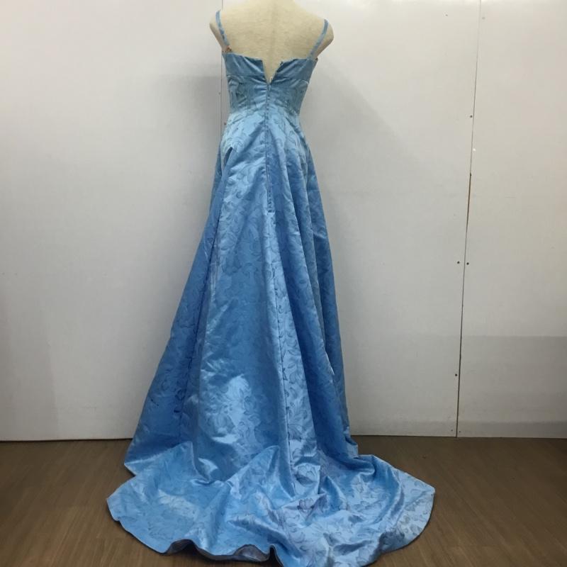 ワコール Wacoal ドレス カラードレス ロングドレス ラメ 花柄 水色 / ライトブルー /  レディース USED 古着 中古 10138223