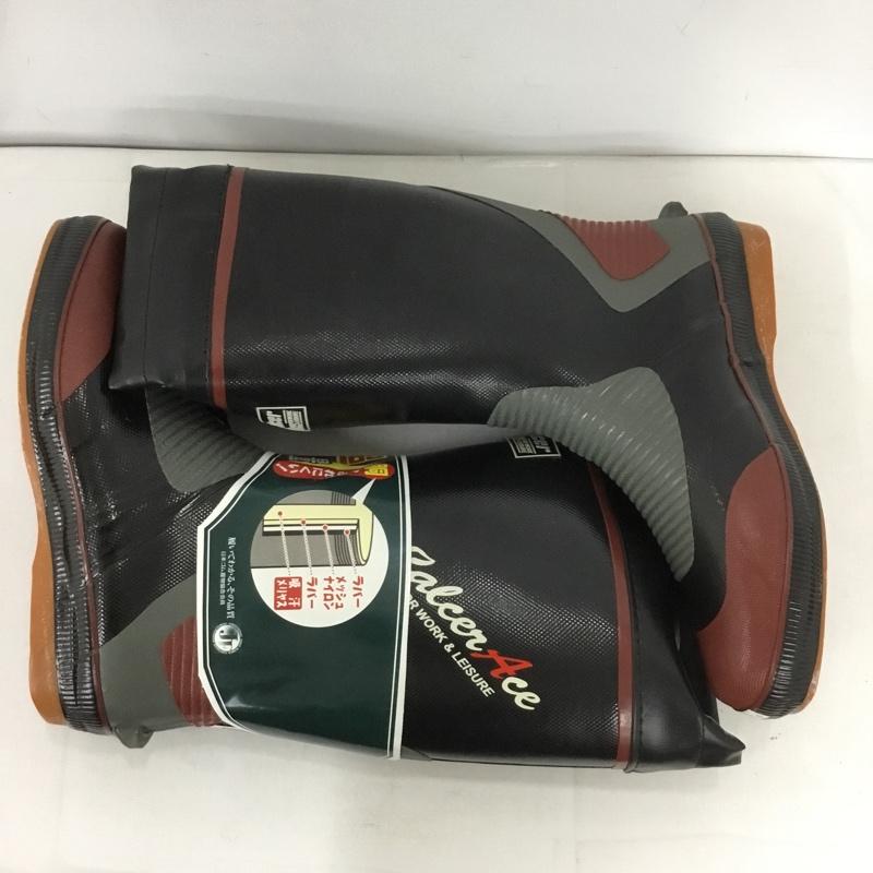 古着 USED 長靴、レインシューズ 長靴、レインシューズ 3L ロゴ、文字 黒 / ブラック /  メンズ USED 古着 中古 10138235