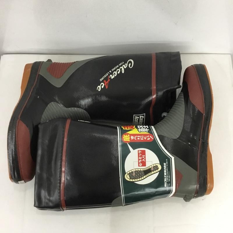 古着 USED 長靴、レインシューズ 長靴、レインシューズ 3L ロゴ、文字 黒 / ブラック /  メンズ USED 古着 中古 10138235