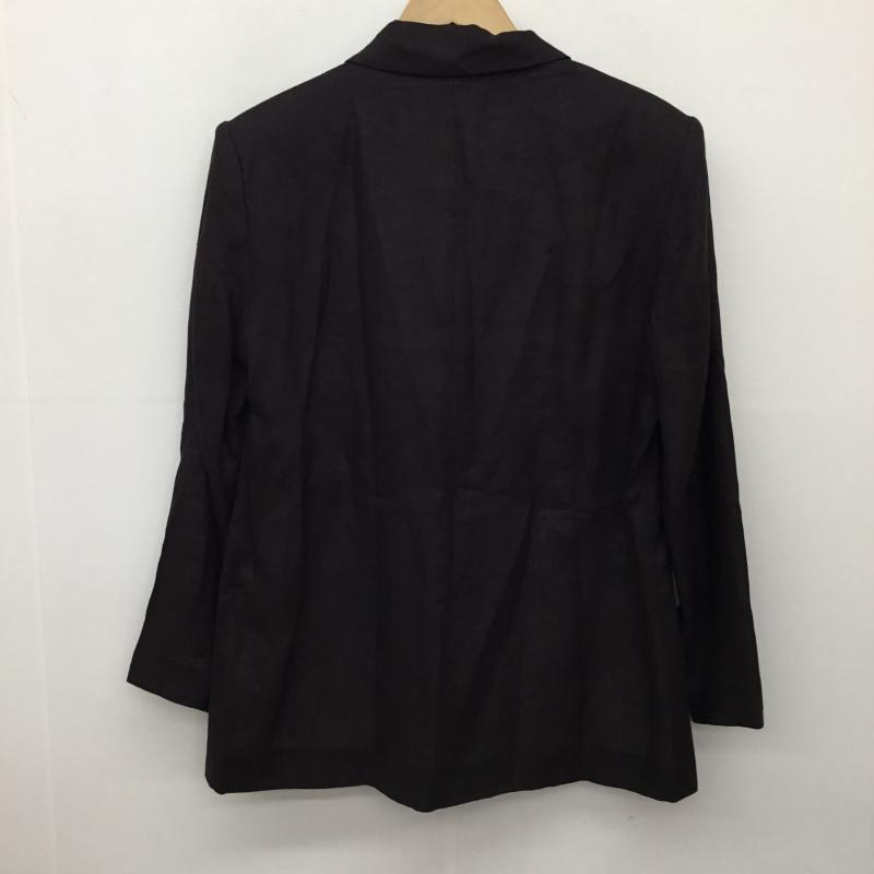 ザラ ZARA ジャケット、上着 ジャケット、ブレザー M 無地 茶 / ブラウン /  レディース USED 古着 中古 10138281