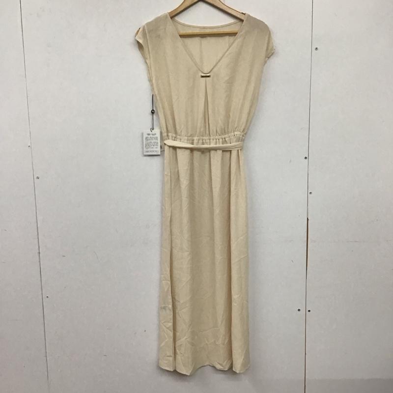 レディー Rady ワンピース ロングスカート ロングワンピース ノースリーブワンピース フレアスカート S 無地 ベージュ / ベージュ /  レディース USED 古着 中古 10138312