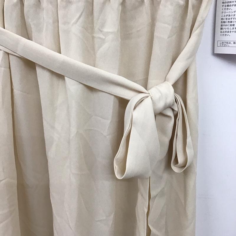 レディー Rady ワンピース ロングスカート ロングワンピース ノースリーブワンピース フレアスカート S 無地 ベージュ / ベージュ /  レディース USED 古着 中古 10138312