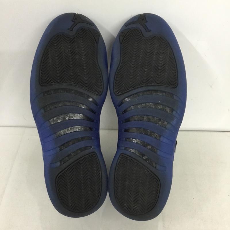 ナイキ NIKE スニーカー スニーカー 130690-014 AIR JORDAN 12 RETRO 29cm 29.0cm ロゴ、文字 黒 / ブラック / X 青 / ブルー /  メンズ USED 古着 中古 10138323