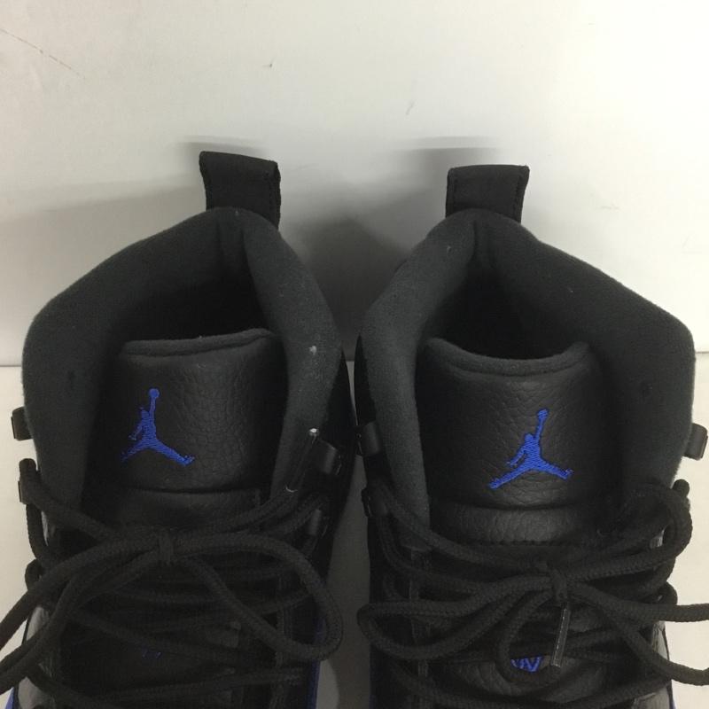 ナイキ NIKE スニーカー スニーカー 130690-014 AIR JORDAN 12 RETRO 29cm 29.0cm ロゴ、文字 黒 / ブラック / X 青 / ブルー /  メンズ USED 古着 中古 10138323