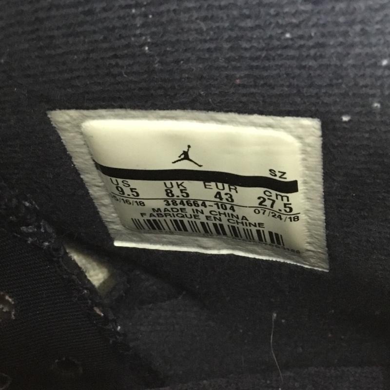 ナイキ NIKE スニーカー スニーカー 384664-104 AIR JORDAN 6 RETRO 27.5cm 27.5cm ロゴ、文字 白 / ホワイト / X 紺 / ネイビー / X 灰 / グレー / X 赤 / レッド /  メンズ USED 古着 中古 10138325