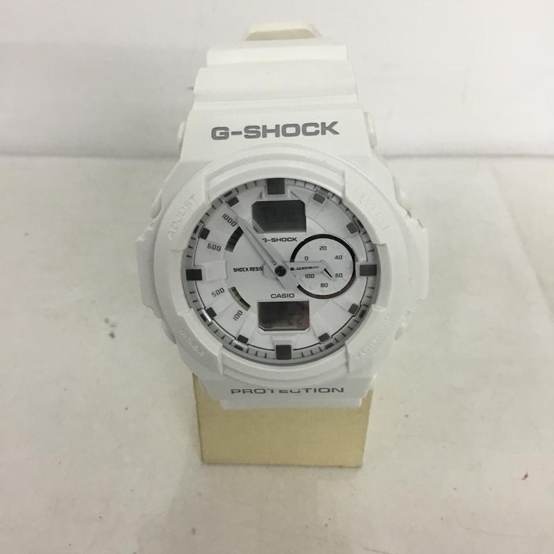 ジーショック G-SHOCK 腕時計 アナログ（クォーツ式） GA-150 ロゴ、文字 白 / ホワイト /  メンズ USED 古着 中古 10138353