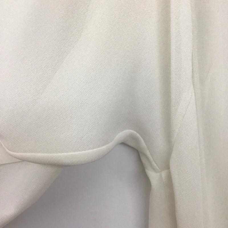 イエナ IENA ワンピース ロングスカート 長袖ロングワンピース フレアスカート パフスリーブ 無地 白 / ホワイト /  レディース USED 古着 中古 10138358