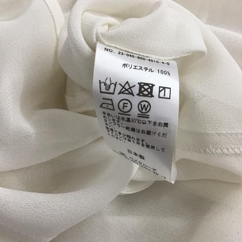 イエナ IENA ワンピース ロングスカート 長袖ロングワンピース フレアスカート パフスリーブ 無地 白 / ホワイト /  レディース USED 古着 中古 10138358