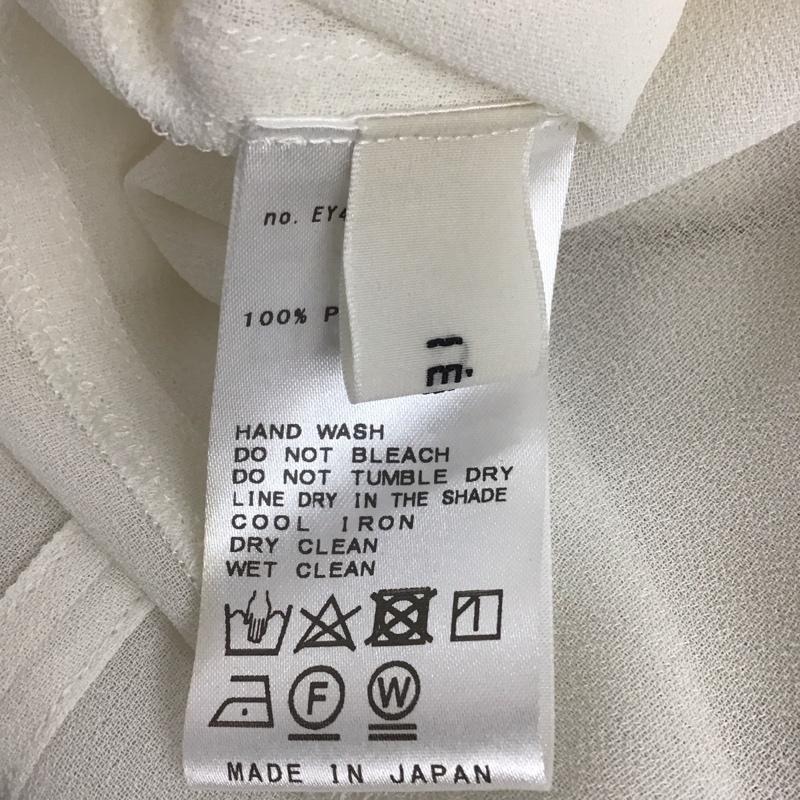 イエナ IENA ワンピース ロングスカート 長袖ロングワンピース フレアスカート パフスリーブ 無地 白 / ホワイト /  レディース USED 古着 中古 10138358