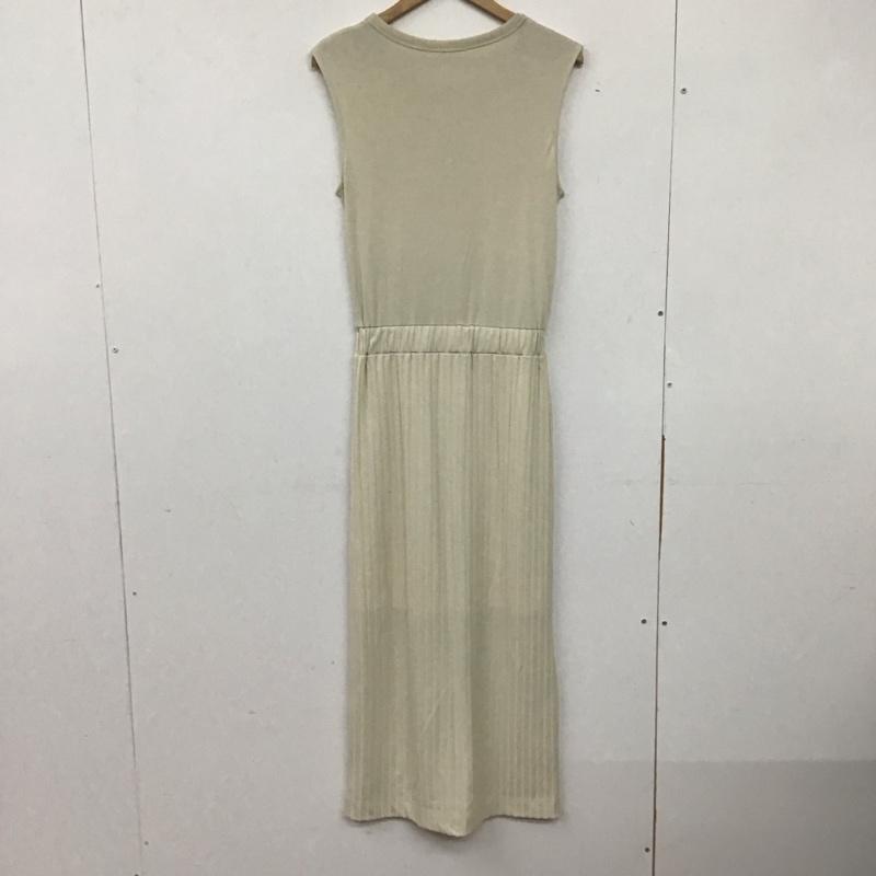 マウジー MOUSSY ワンピース ロングスカート 029dsa80-0120 ノースリーブワンピース ロングスカート FREE 無地 ベージュ / ベージュ /  レディース USED 古着 中古 10138362