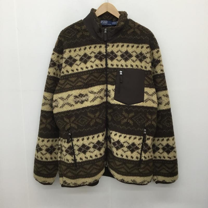 ポロラルフローレン POLO RALPH LAUREN ジャケット、上着 ジャケット、ブレザー 710958456001 XL ノルディック柄 茶 / ブラウン /  メンズ USED 古着 中古 10138466