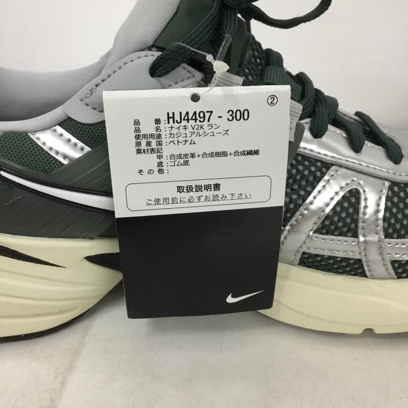 ナイキ NIKE スニーカー スニーカー HJ4497-300 V2K RUN 28.5cm 28.5cm ロゴ、文字 緑 / グリーン / X 銀 / シルバー / X 灰 / グレー /  メンズ USED 古着 中古 10138478