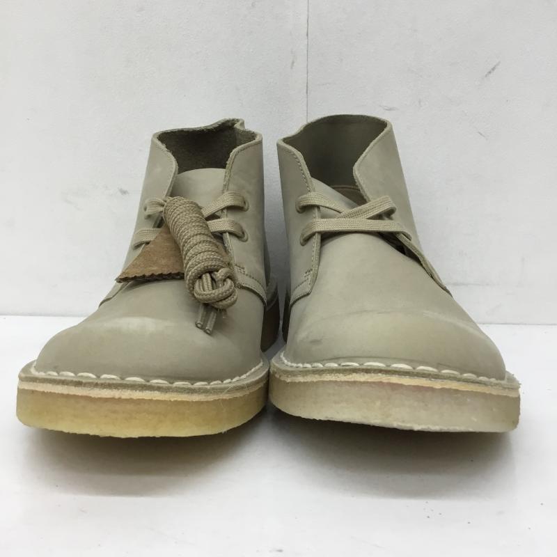 クラークス Clarks ブーツ ショートブーツ 13713 26.0cm 無地 ベージュ / ベージュ /  メンズ USED 古着 中古 10138520