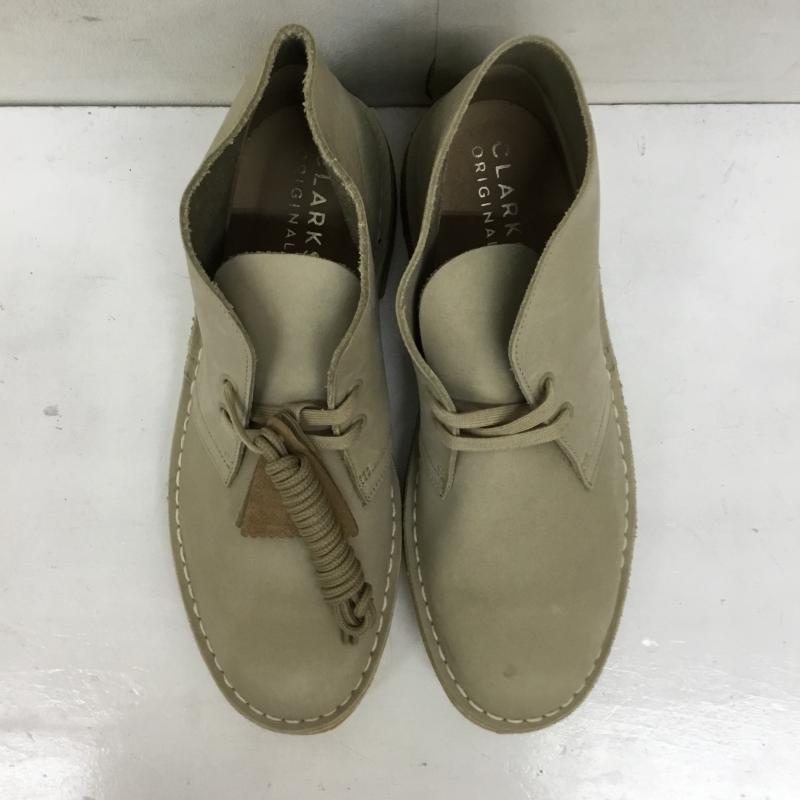 クラークス Clarks ブーツ ショートブーツ 13713 26.0cm 無地 ベージュ / ベージュ /  メンズ USED 古着 中古 10138520