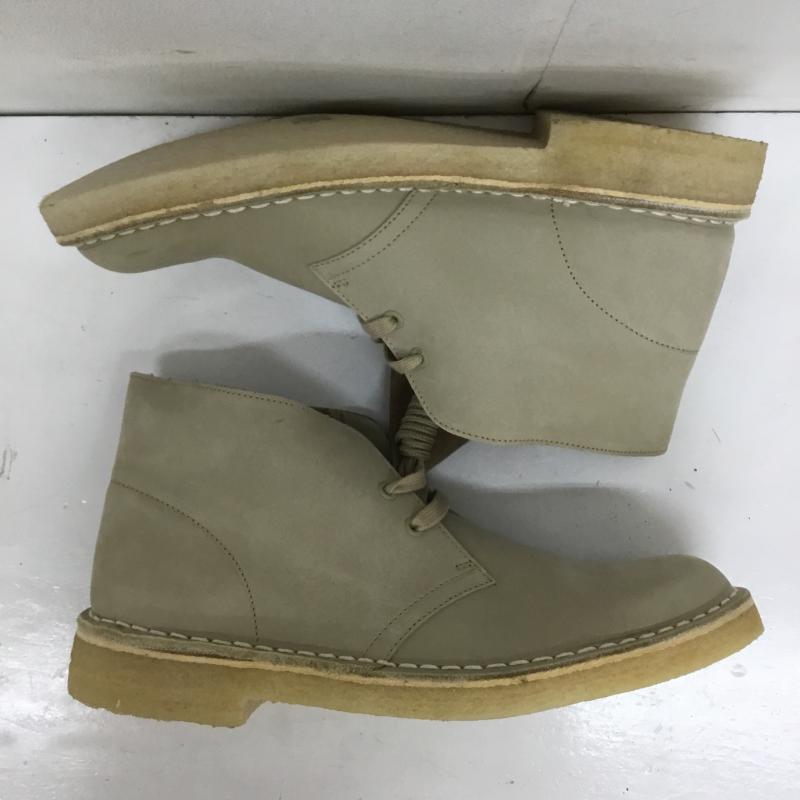 クラークス Clarks ブーツ ショートブーツ 13713 26.0cm 無地 ベージュ / ベージュ /  メンズ USED 古着 中古 10138520