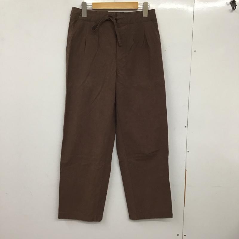 マッキントッシュフィロソフィー MACKINTOSH PHILOSOPH ボトムス ボトムス R9R33-540-53 コットンリネン イージーパンツ 2 無地 茶 / ブラウン /  レディース USED 古着 中古 10138554