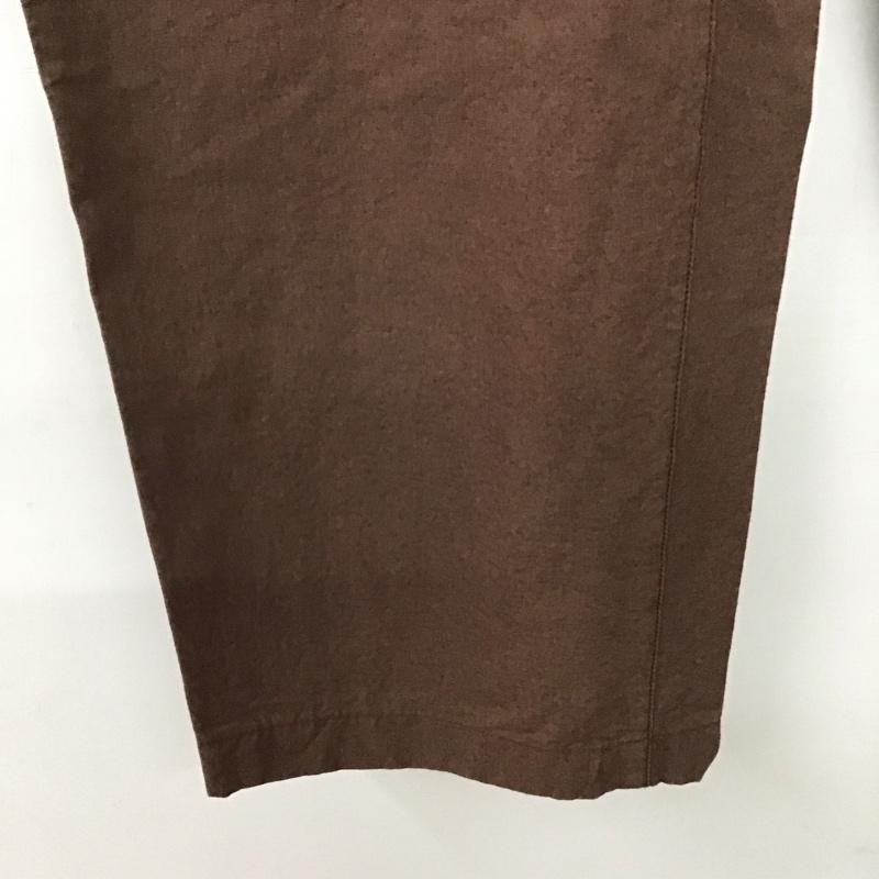 マッキントッシュフィロソフィー MACKINTOSH PHILOSOPH ボトムス ボトムス R9R33-540-53 コットンリネン イージーパンツ 2 無地 茶 / ブラウン /  レディース USED 古着 中古 10138554