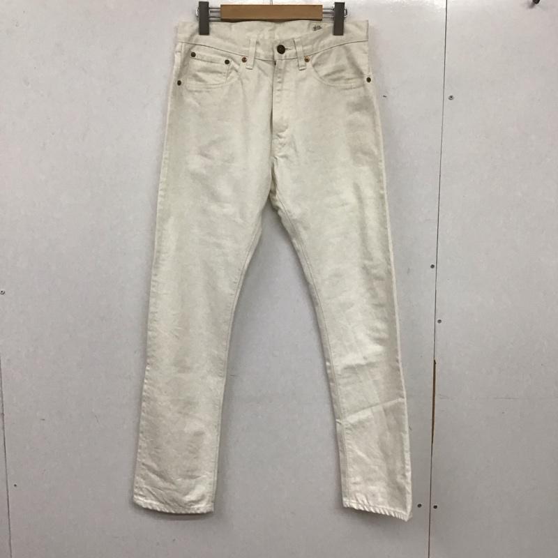 オアスロウ orSlow パンツ デニム、ジーンズ デニムパンツ スリムパンツ カジュアルパンツ S 無地 白 / ホワイト /  メンズ USED 古着 中古 10138607