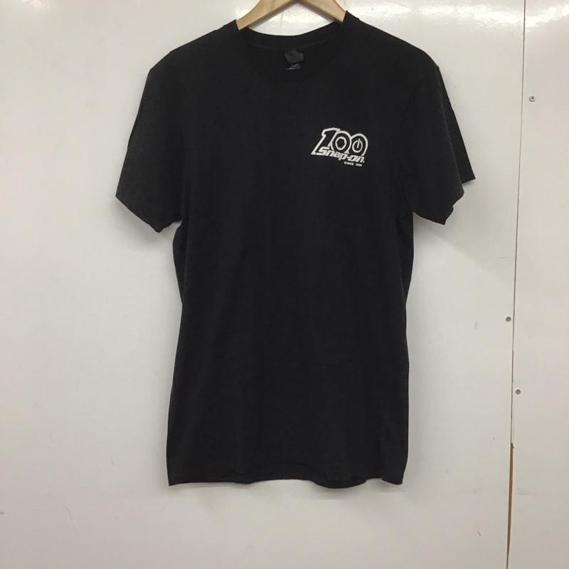 ヘインズ HANES Tシャツ 半袖 半袖カットソー プリントTシャツ クルーネックカットソー M プリント 黒 / ブラック /  メンズ USED 古着 中古 10138608