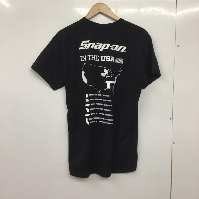 ヘインズ HANES Tシャツ 半袖 半袖カットソー プリントTシャツ クルーネックカットソー M プリント 黒 / ブラック /  メンズ USED 古着 中古 10138608