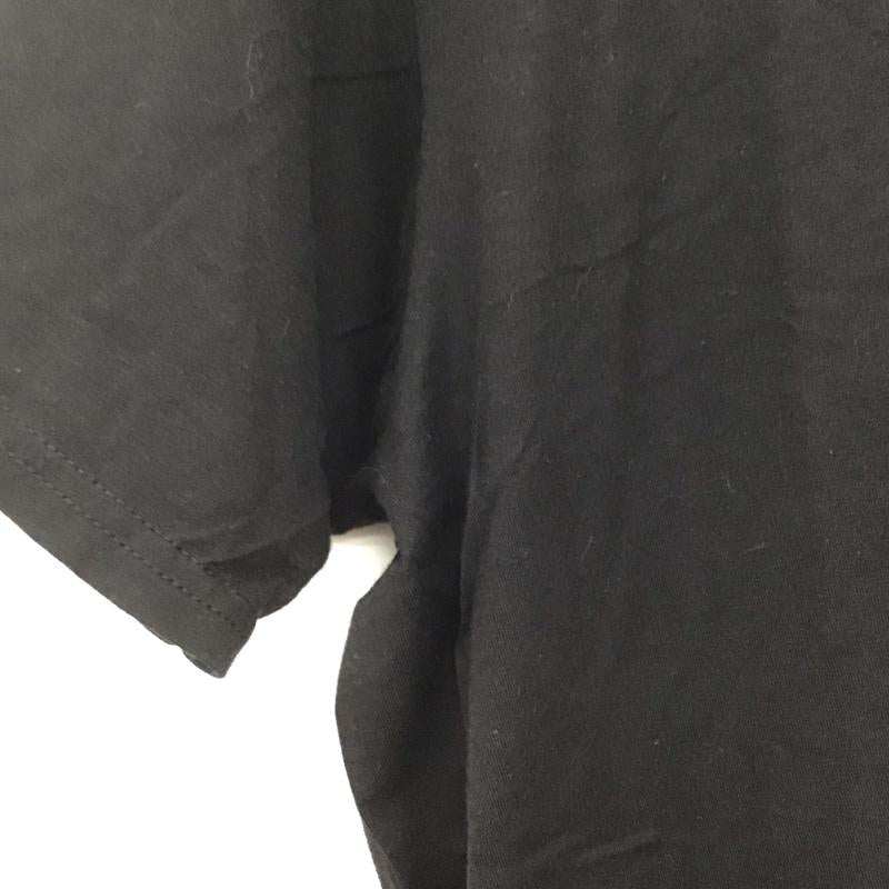 ヘインズ HANES Tシャツ 半袖 半袖カットソー プリントTシャツ クルーネックカットソー M プリント 黒 / ブラック /  メンズ USED 古着 中古 10138608
