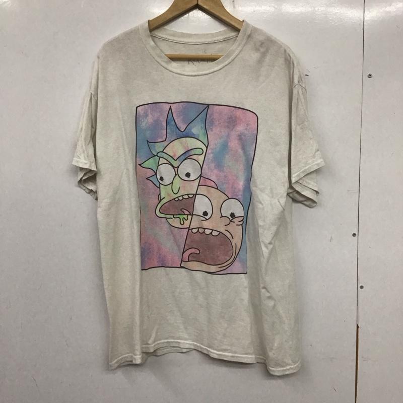 古着 USED Tシャツ 半袖 半袖カットソー プリントTシャツ クルーネックカットソー 古着 L プリント 白 / ホワイト /  メンズ USED 古着 中古 10138625